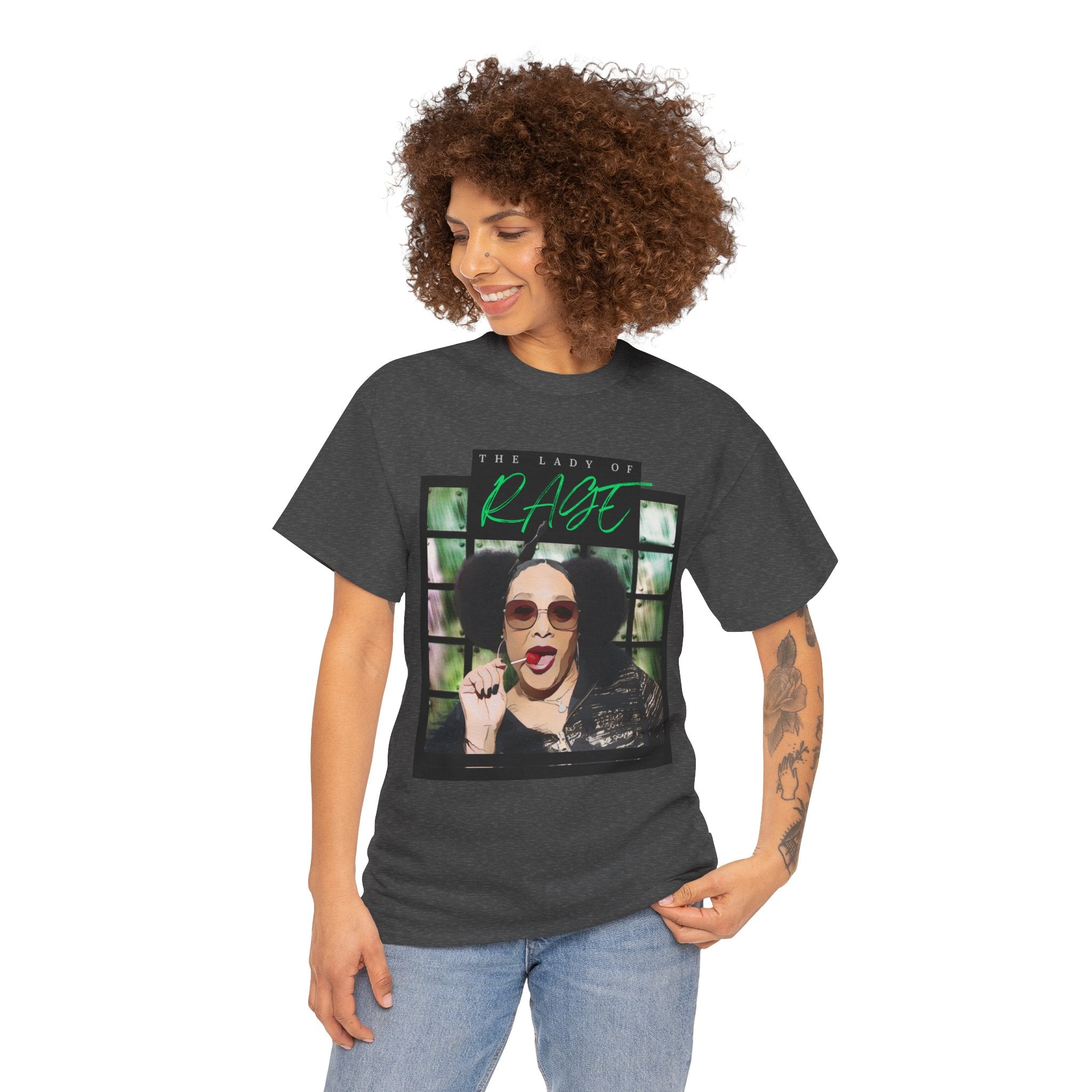 The Lady of Rage - Retro Catroon Graphic Album Cover Tee
