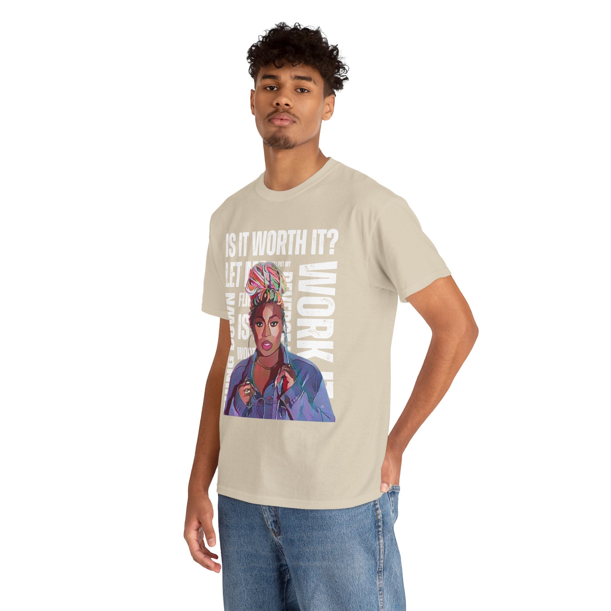 Missy Elliot Graphic Tee — “Is It Worth It? Let me Work It”