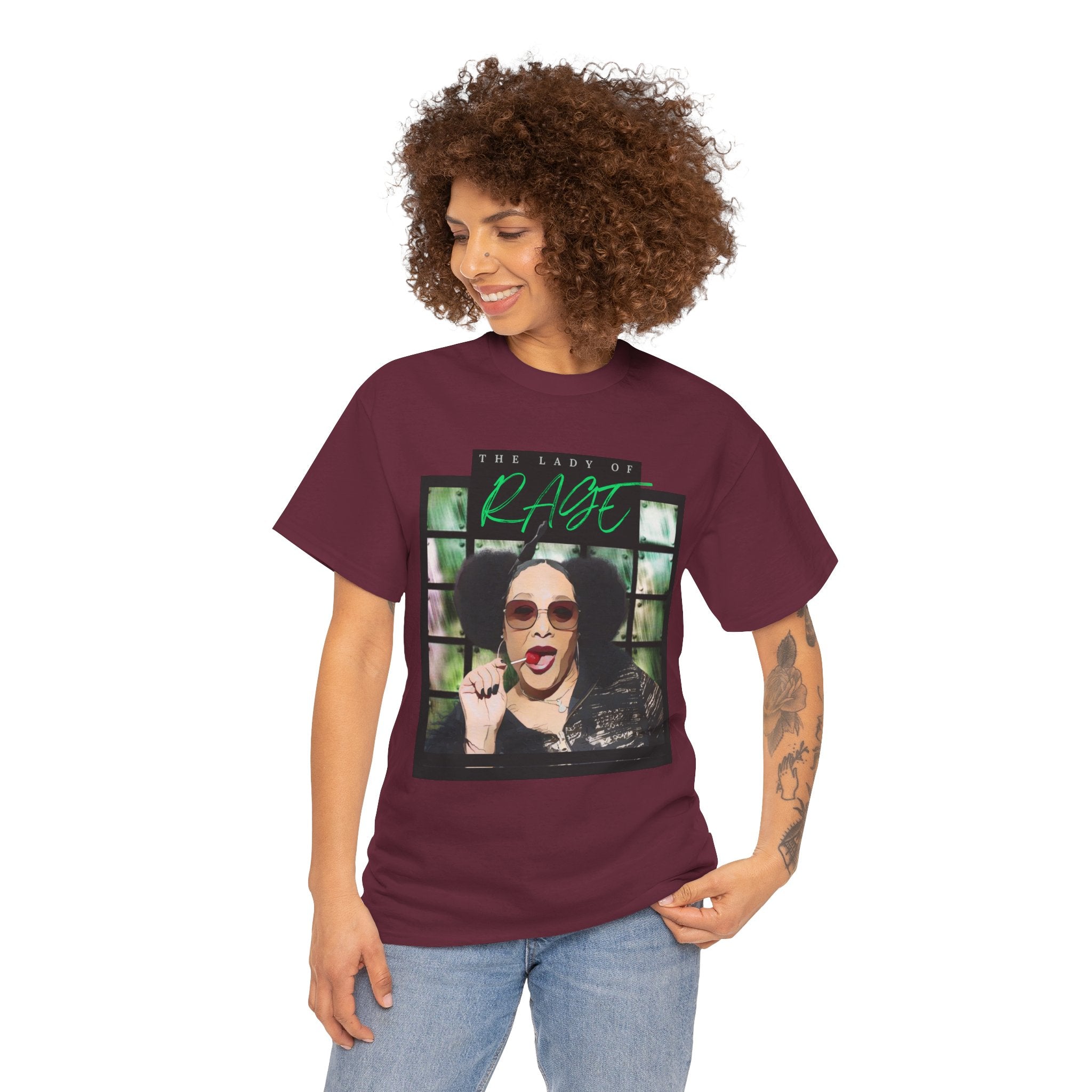 The Lady of Rage - Retro Catroon Graphic Album Cover Tee