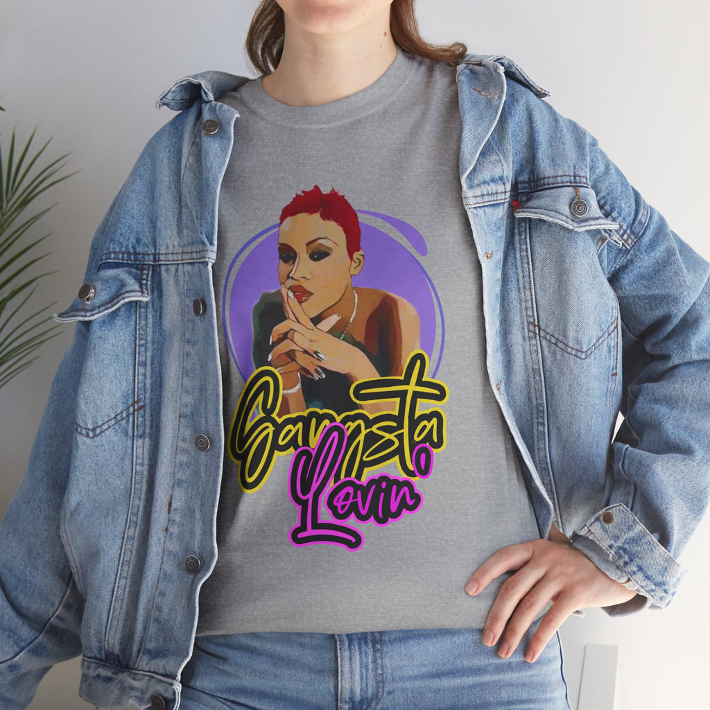 Eve T-Shirt — Gangsta Lovin' Graphic Cartoon Tee (Retro Rap Portrait)