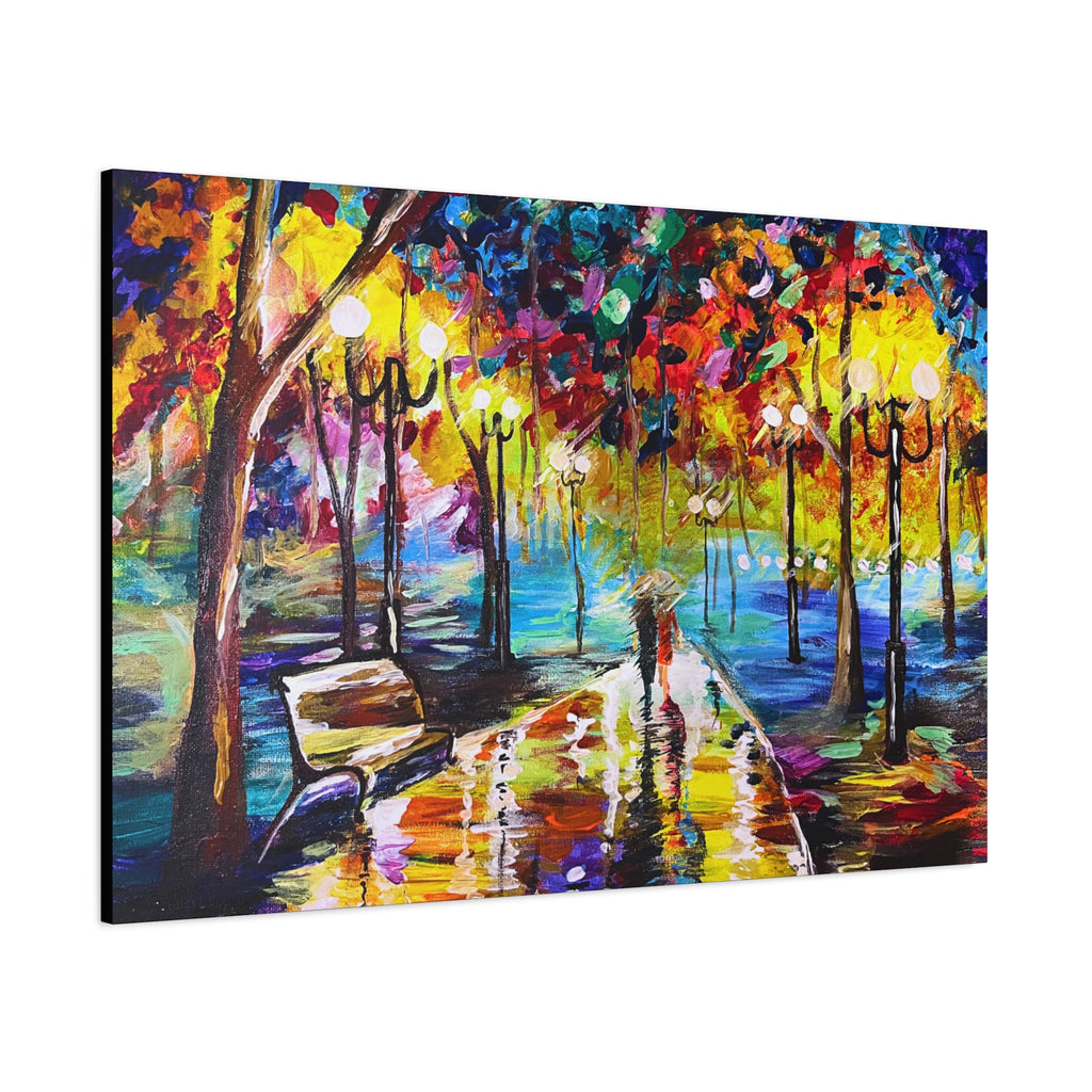 The Calm Storm - Original Colorful Canvas Print