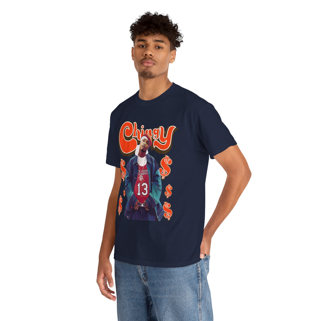 Chingy Retro Rap Tee — "Chingy" Graphic Shirt with Dollar Sign Motif