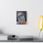 Rap Art - Lil' Wayne Urban Art Portrait Canvas — Colorful Matte Stretched Wall Art