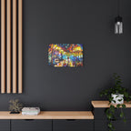The Calm Storm - Original Colorful Canvas Print