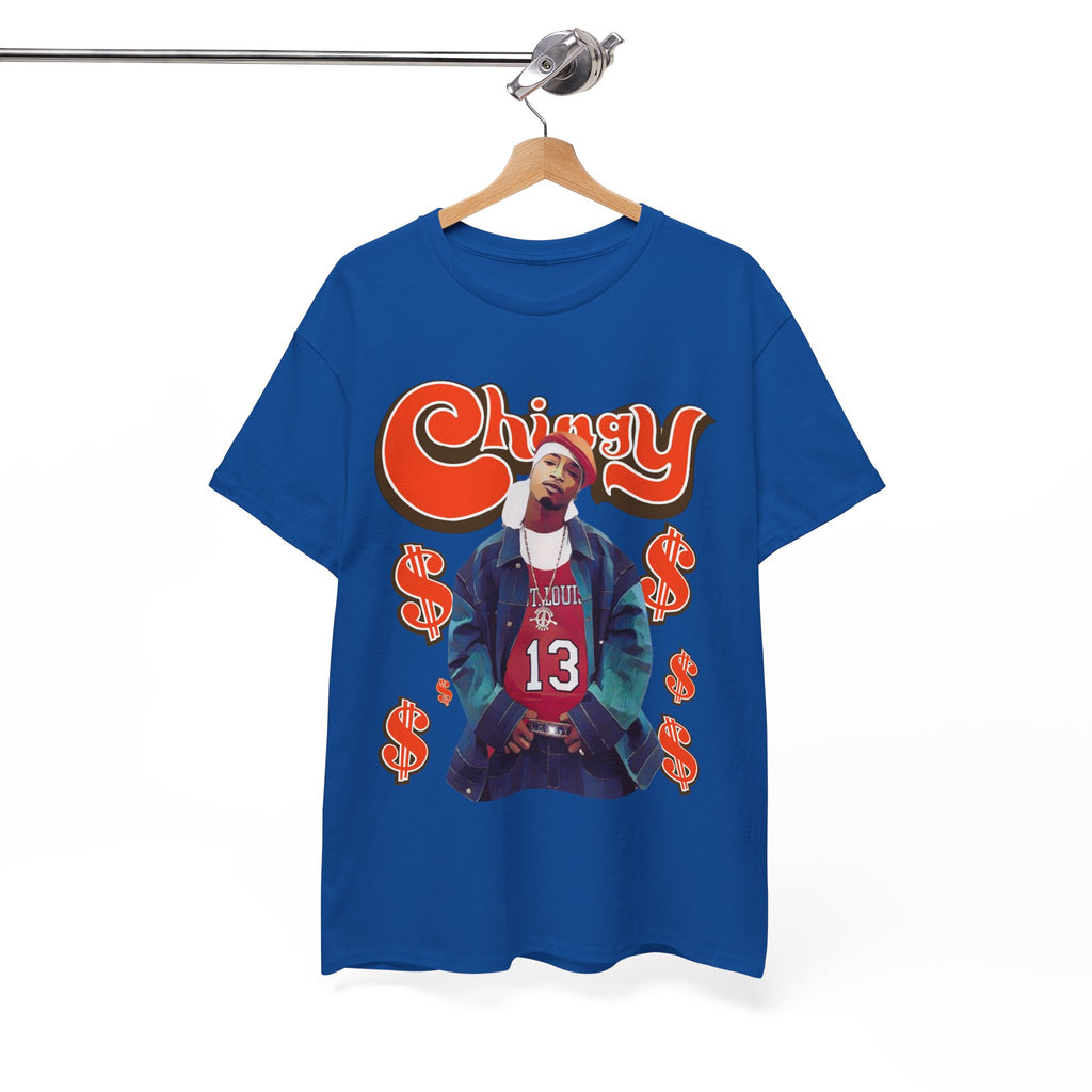 Chingy Retro Rap Tee — "Chingy" Graphic Shirt with Dollar Sign Motif