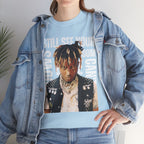 Juice WRLD Cartoon Design Tee — "I Still See Your Shadows in my Room" Graphic Shirt
