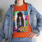 Sza Portrait Graphic Tee — Colorful Retro SZA Fan Shirt