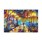 The Calm Storm - Original Colorful Canvas Print