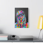 Rap Art - Lil' Wayne Urban Art Portrait Canvas — Colorful Matte Stretched Wall Art