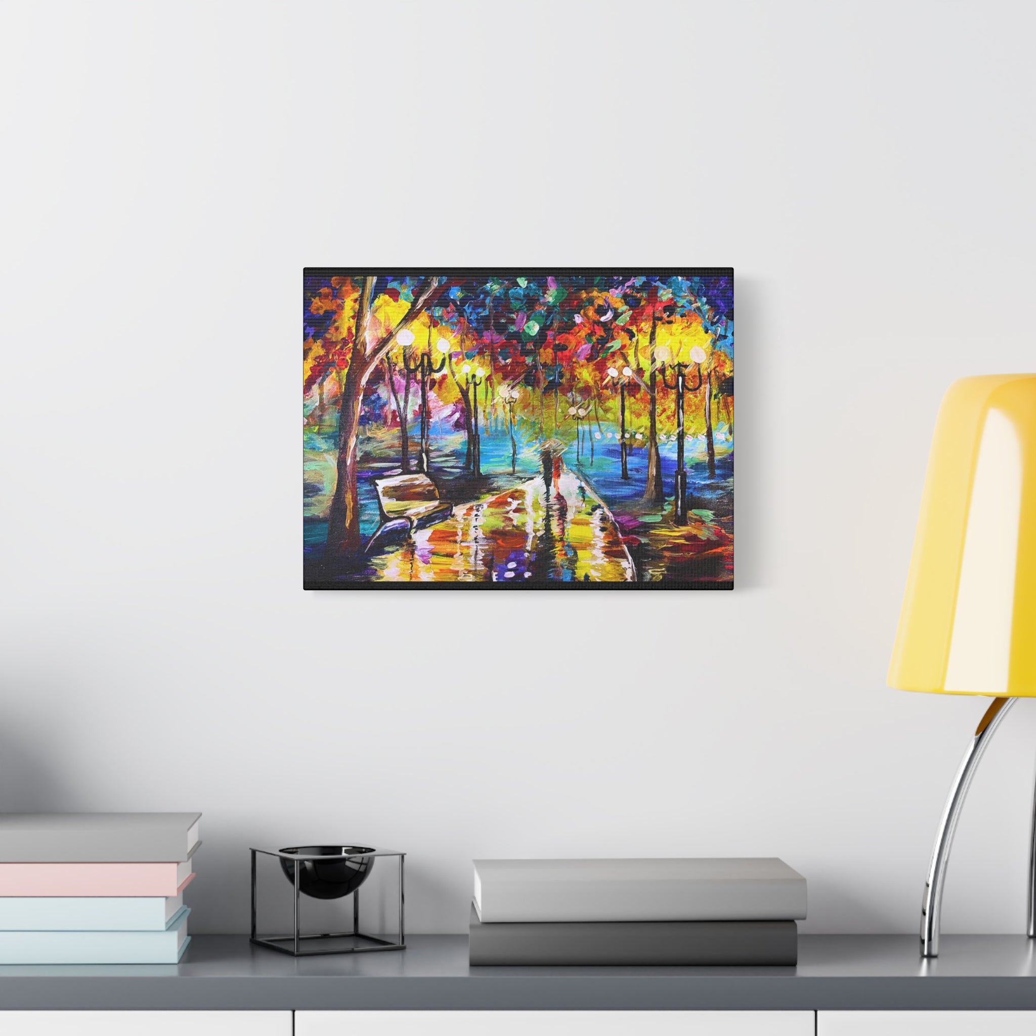 The Calm Storm - Original Colorful Canvas Print