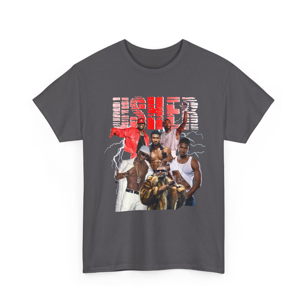Usher Collage Graphic Tee — Retro R&B Concert Shirt