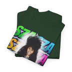 Sza Portrait Graphic Tee — Colorful Retro SZA Fan Shirt