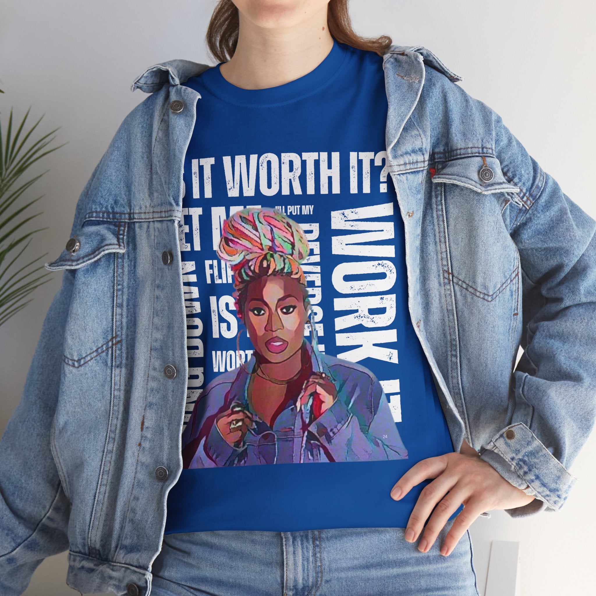 Missy Elliot Graphic Tee — “Is It Worth It? Let me Work It”
