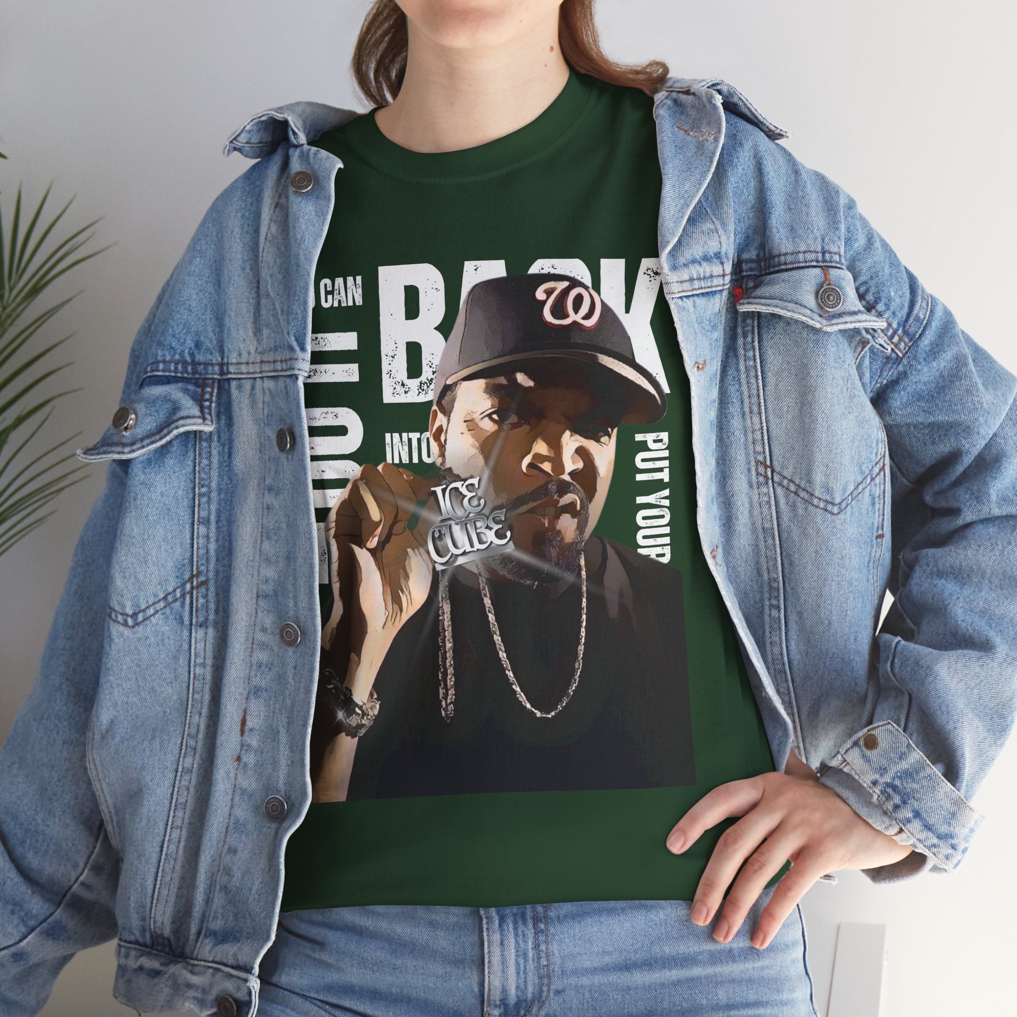 Ice Graphic Tee — "You Can Do It, Put Your Back Into It" Streetwear