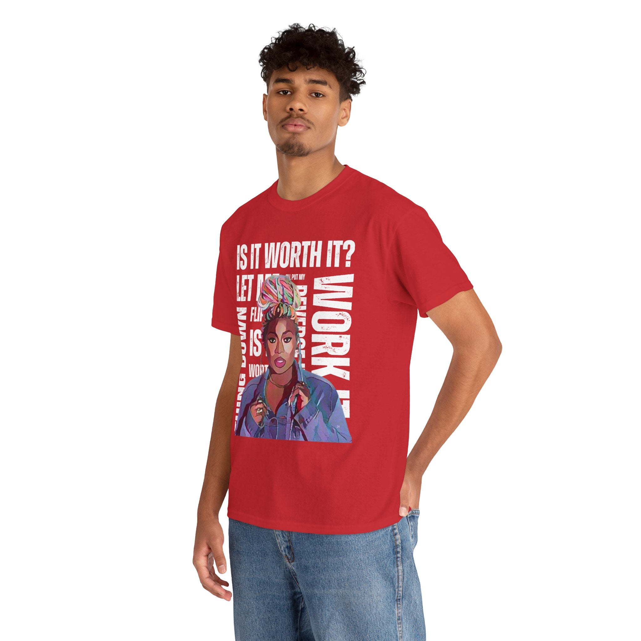 Missy Elliot Graphic Tee — “Is It Worth It? Let me Work It”