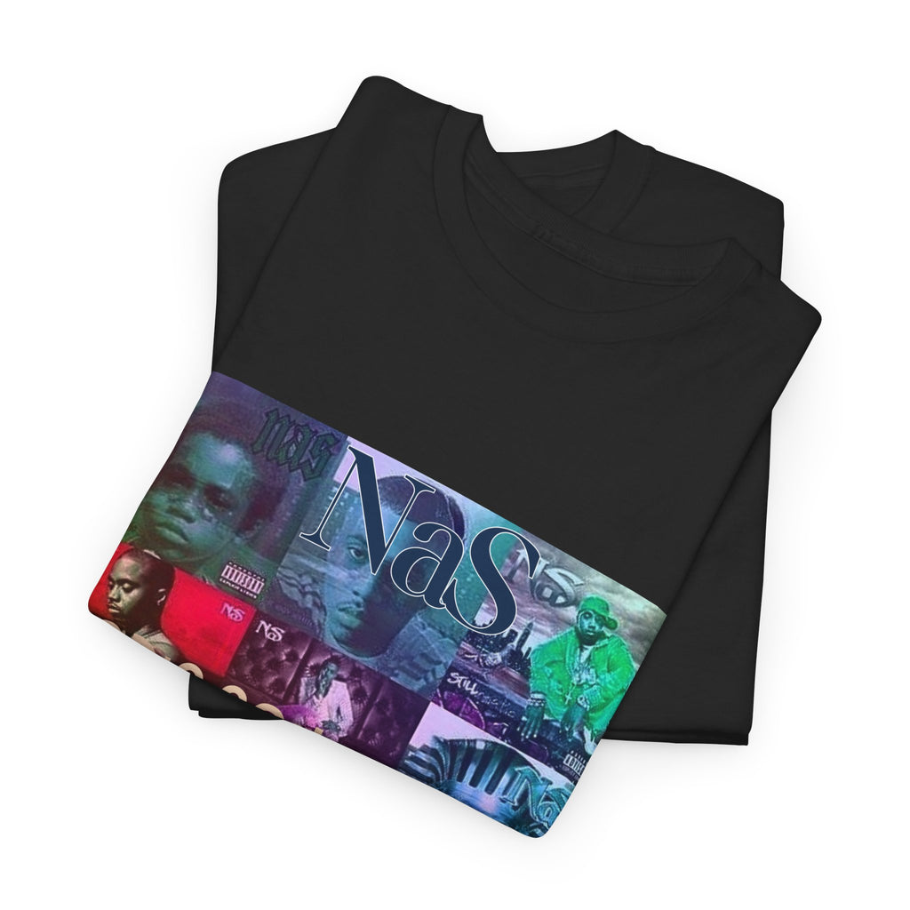 NAS Graphic Tee — Album Covers Retro Collage T-Shirt
