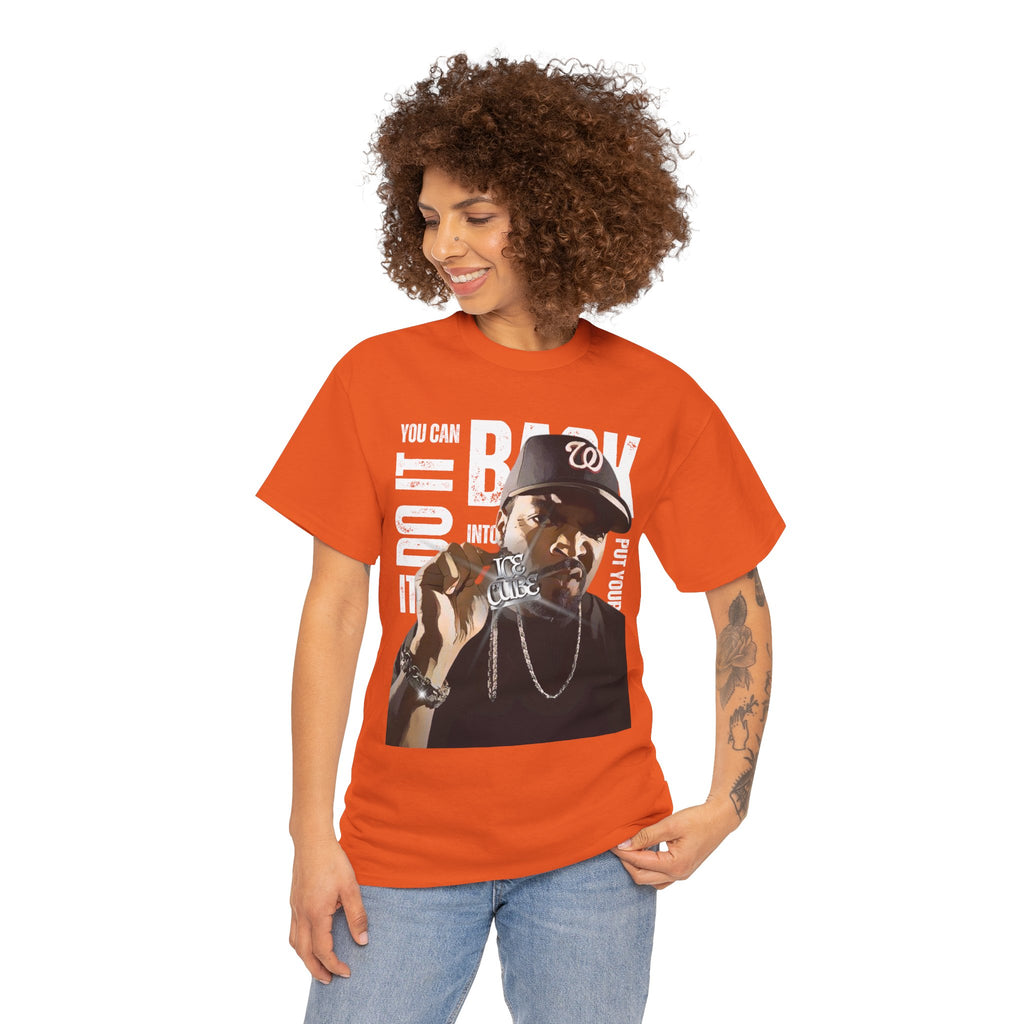 Ice Graphic Tee — "You Can Do It, Put Your Back Into It" Streetwear