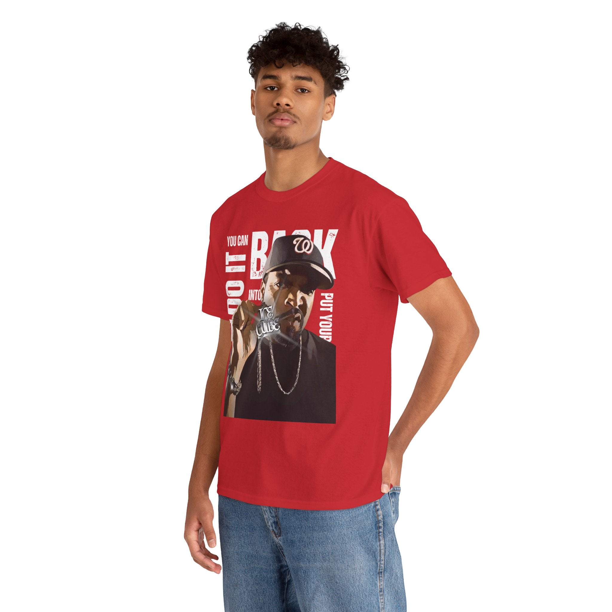 Ice Graphic Tee — "You Can Do It, Put Your Back Into It" Streetwear