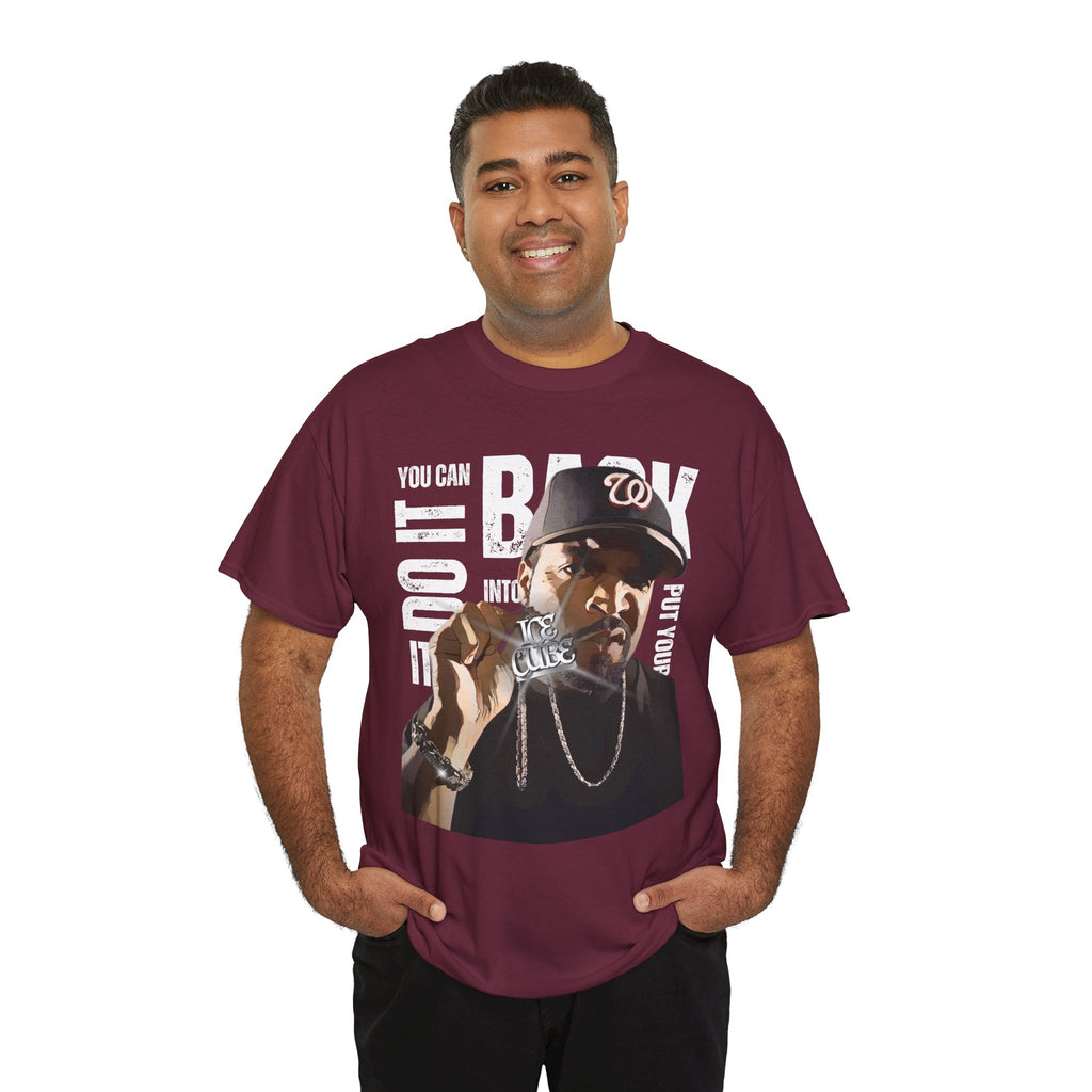 Ice Graphic Tee — "You Can Do It, Put Your Back Into It" Streetwear