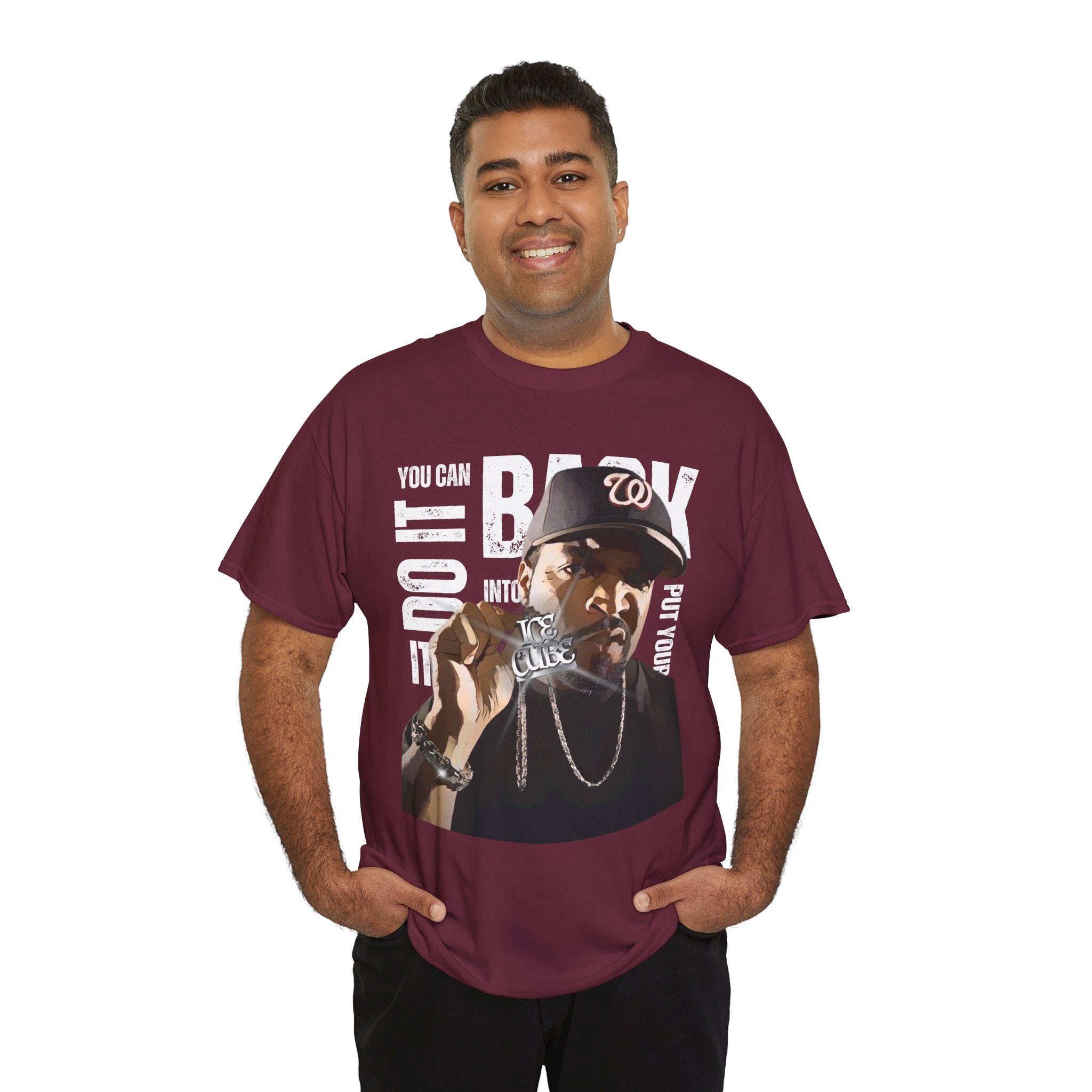 Ice Graphic Tee — "You Can Do It, Put Your Back Into It" Streetwear