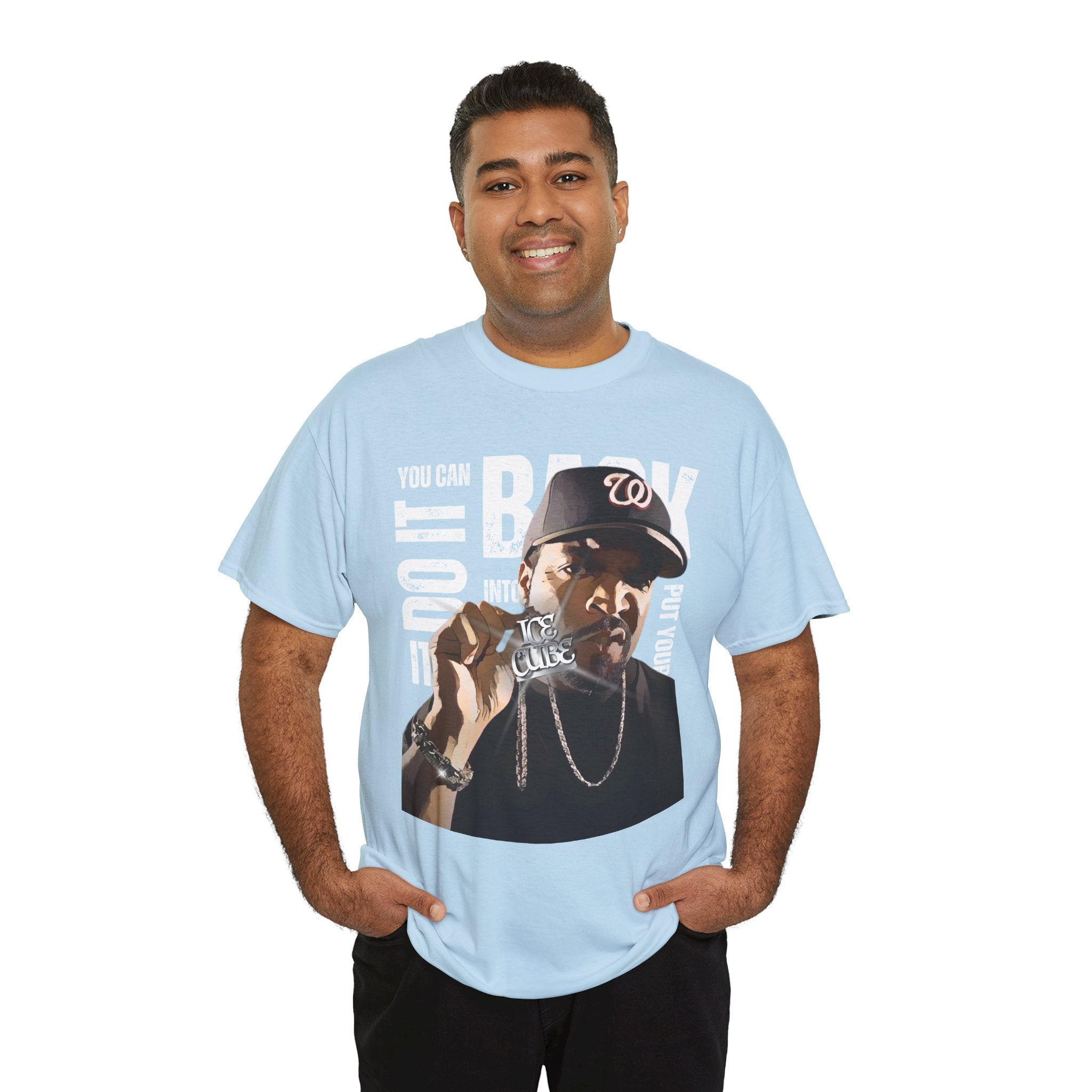 Ice Graphic Tee — "You Can Do It, Put Your Back Into It" Streetwear