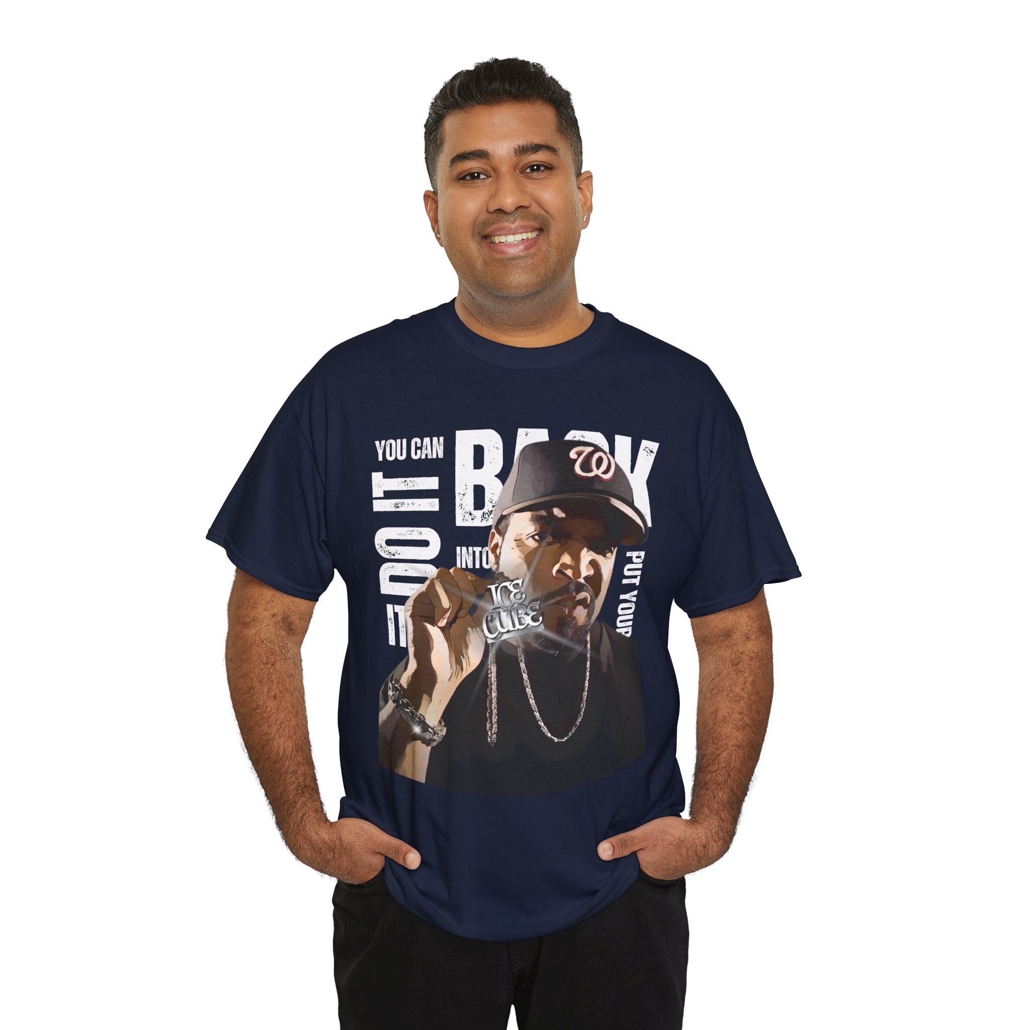 Ice Graphic Tee — "You Can Do It, Put Your Back Into It" Streetwear