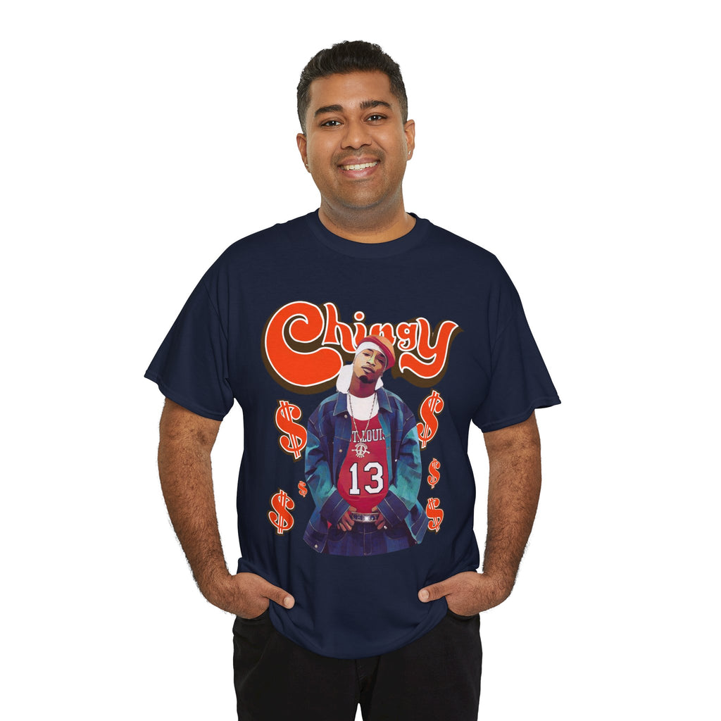 Chingy Retro Rap Tee — "Chingy" Graphic Shirt with Dollar Sign Motif