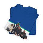 Em, Dre, Snoop, 50 - Unisex Heavy Cotton Tee - "Aftermath" Walk of Fame Graphic Tee