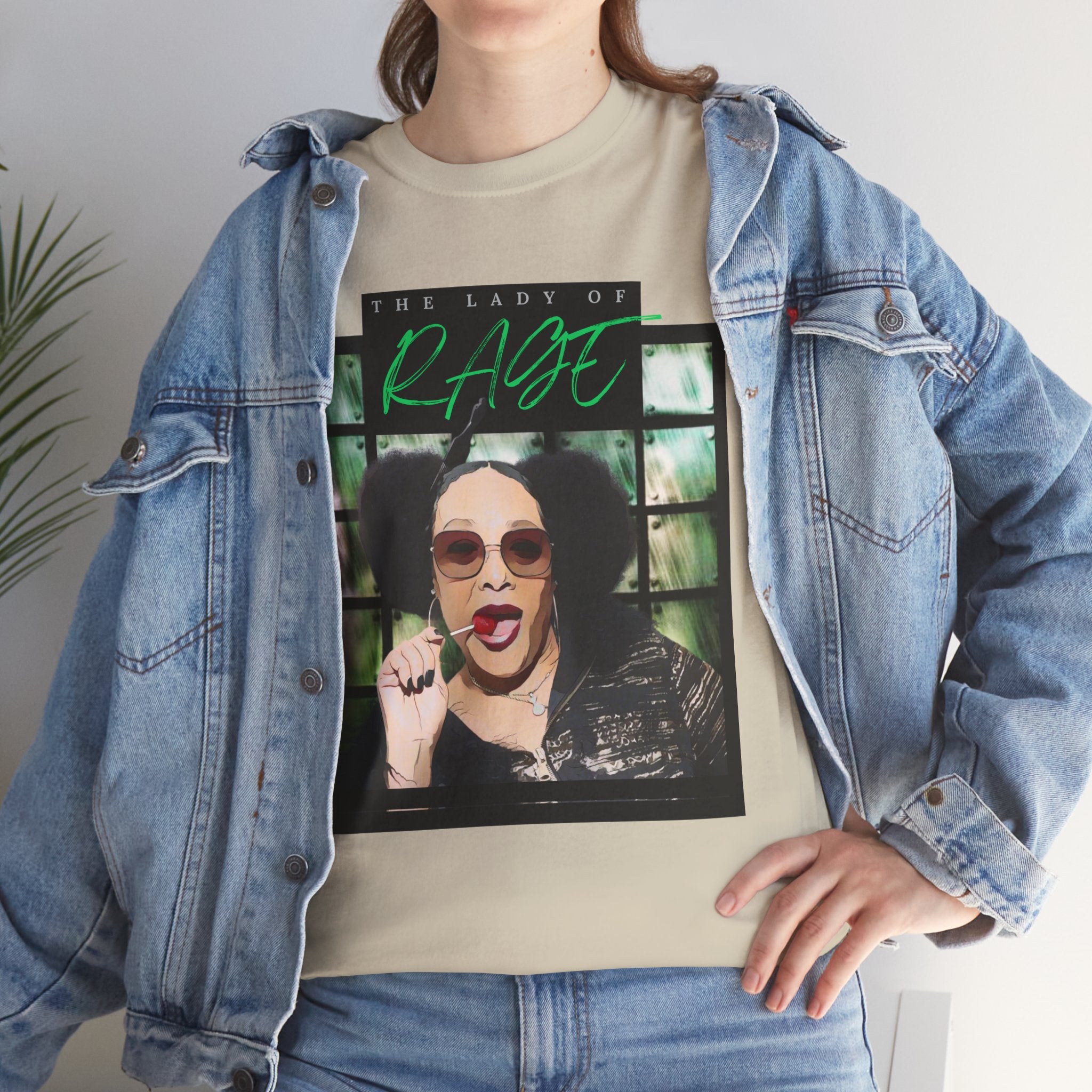 The Lady of Rage - Retro Catroon Graphic Album Cover Tee