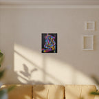 'Last Weekend' - Abstract Colorful Sensual Canvas Print — Matte Stretched Wall Art