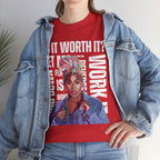 Missy Elliot Graphic Tee — “Is It Worth It? Let me Work It”
