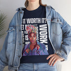 Missy Elliot Graphic Tee — “Is It Worth It? Let me Work It”