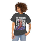 Missy Elliot Graphic Tee — “Is It Worth It? Let me Work It”