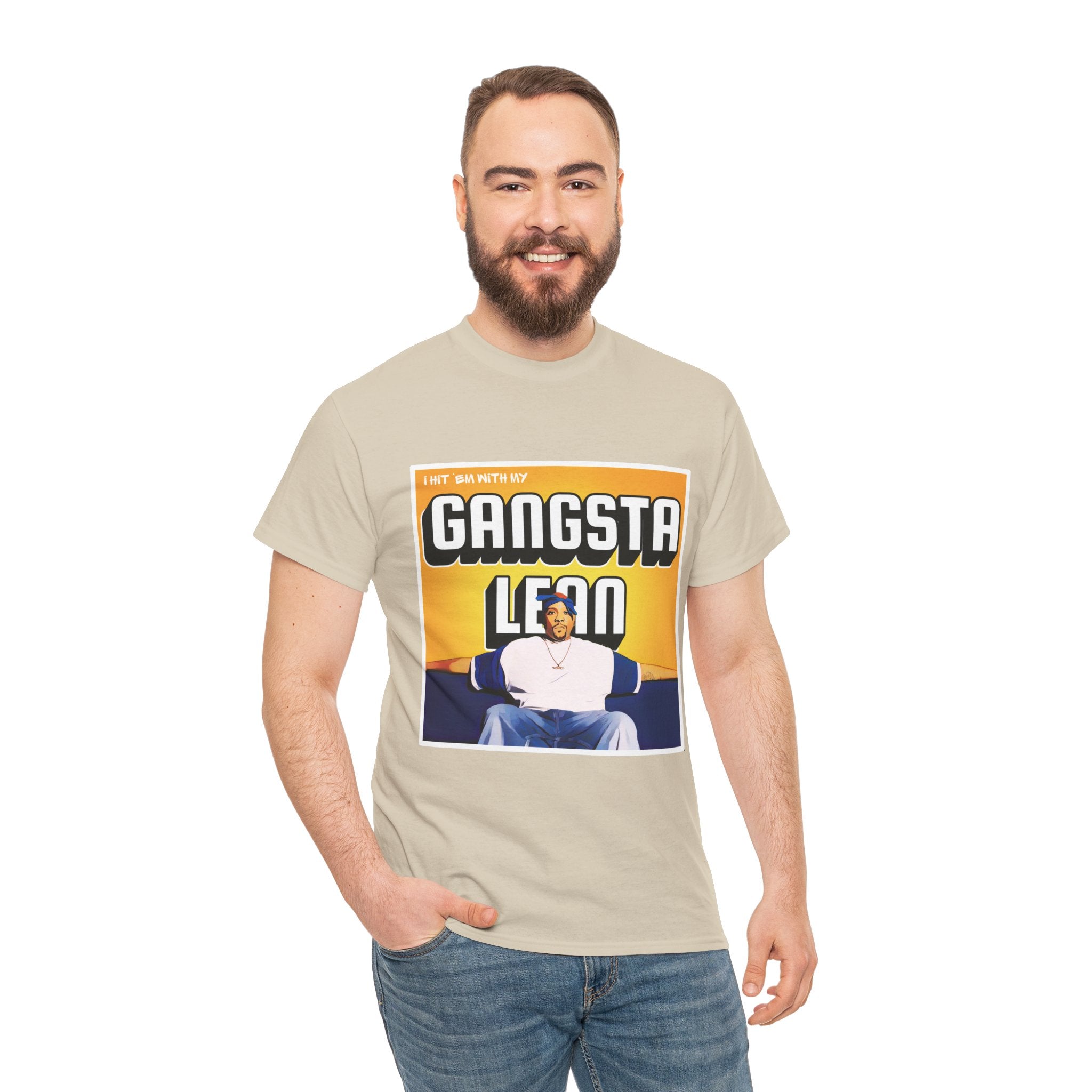 Nate Dogg - Gangsta Lean Graphic Tee — Retro Hip-Hop Portrait T-Shirt
