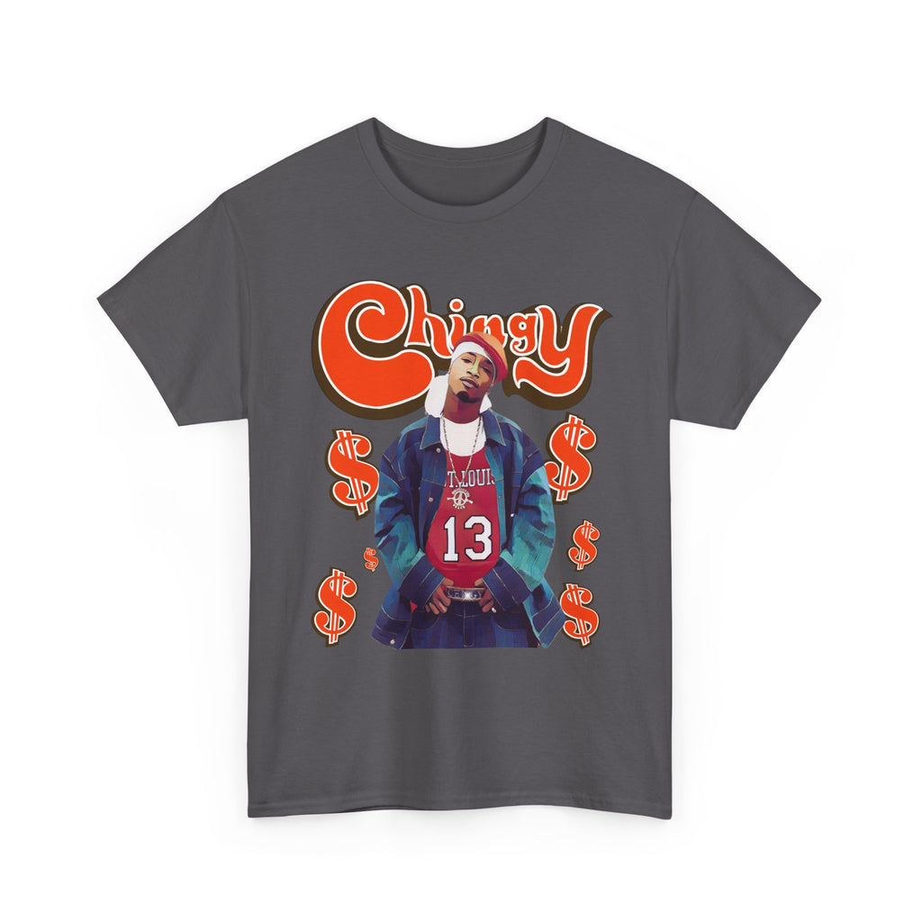 Chingy Retro Rap Tee — "Chingy" Graphic Shirt with Dollar Sign Motif
