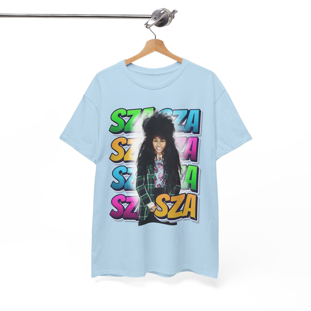 Sza Portrait Graphic Tee — Colorful Retro SZA Fan Shirt