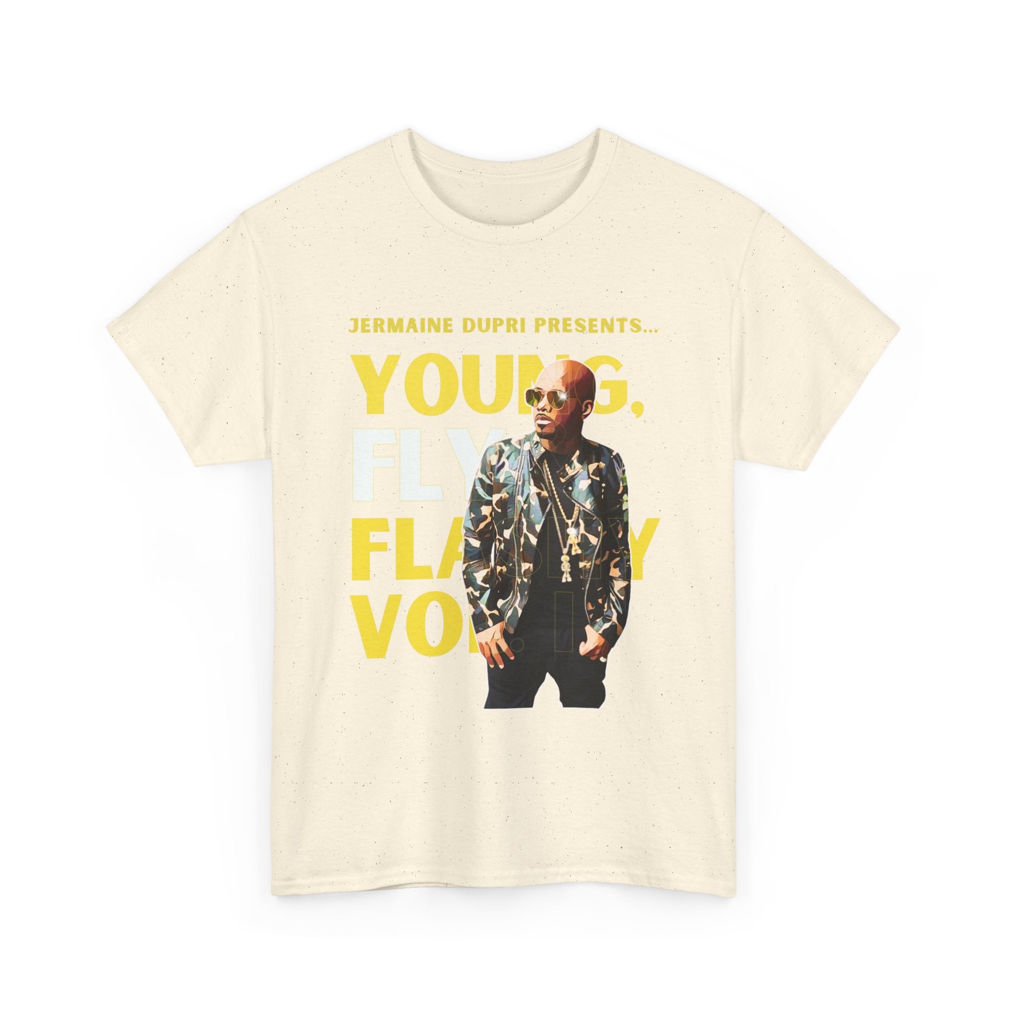 Jermaine Dupri T-Shirt — "Young, Fly Flashy" Album Cover Deisgn Tee