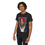 Pac Graphic Photo Tee with Keep Your Head Up Lyrics Text