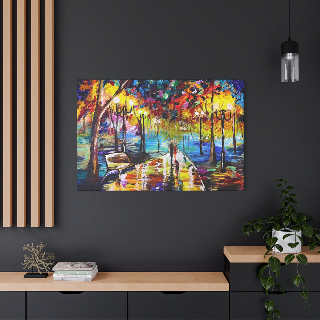 The Calm Storm - Original Colorful Canvas Print