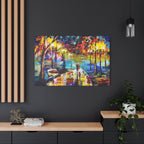 The Calm Storm - Original Colorful Canvas Print