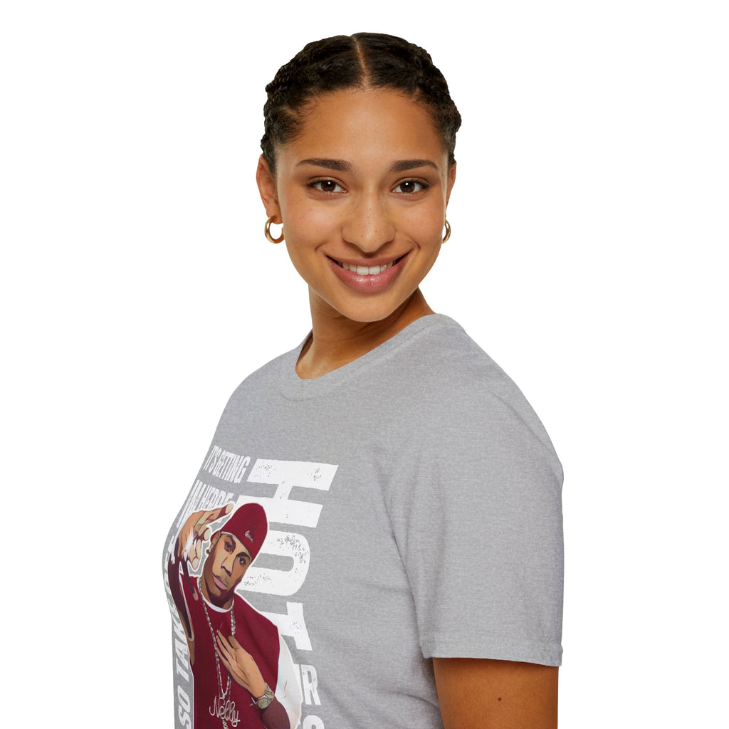 Nelly Hip-Hop Graphic T-Shirt – “It’s Getting Hot In Here” Rap Cartoon GraphicTee
