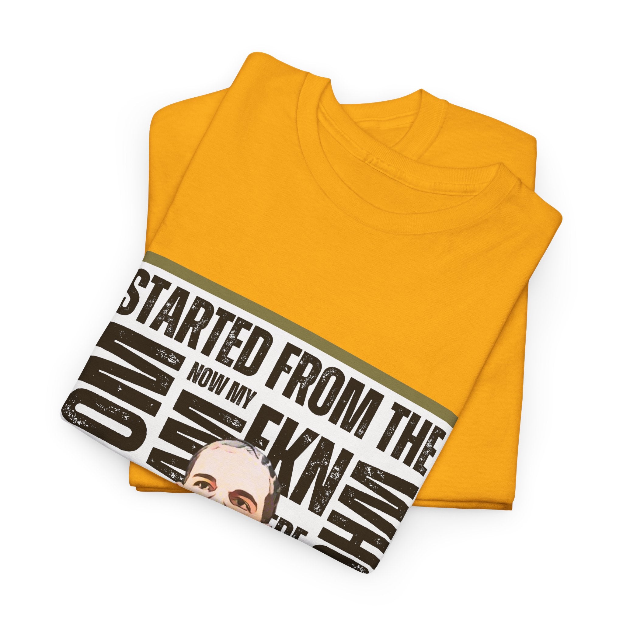 Drake "Started From The Bottom" Graphic Cartoon Tee