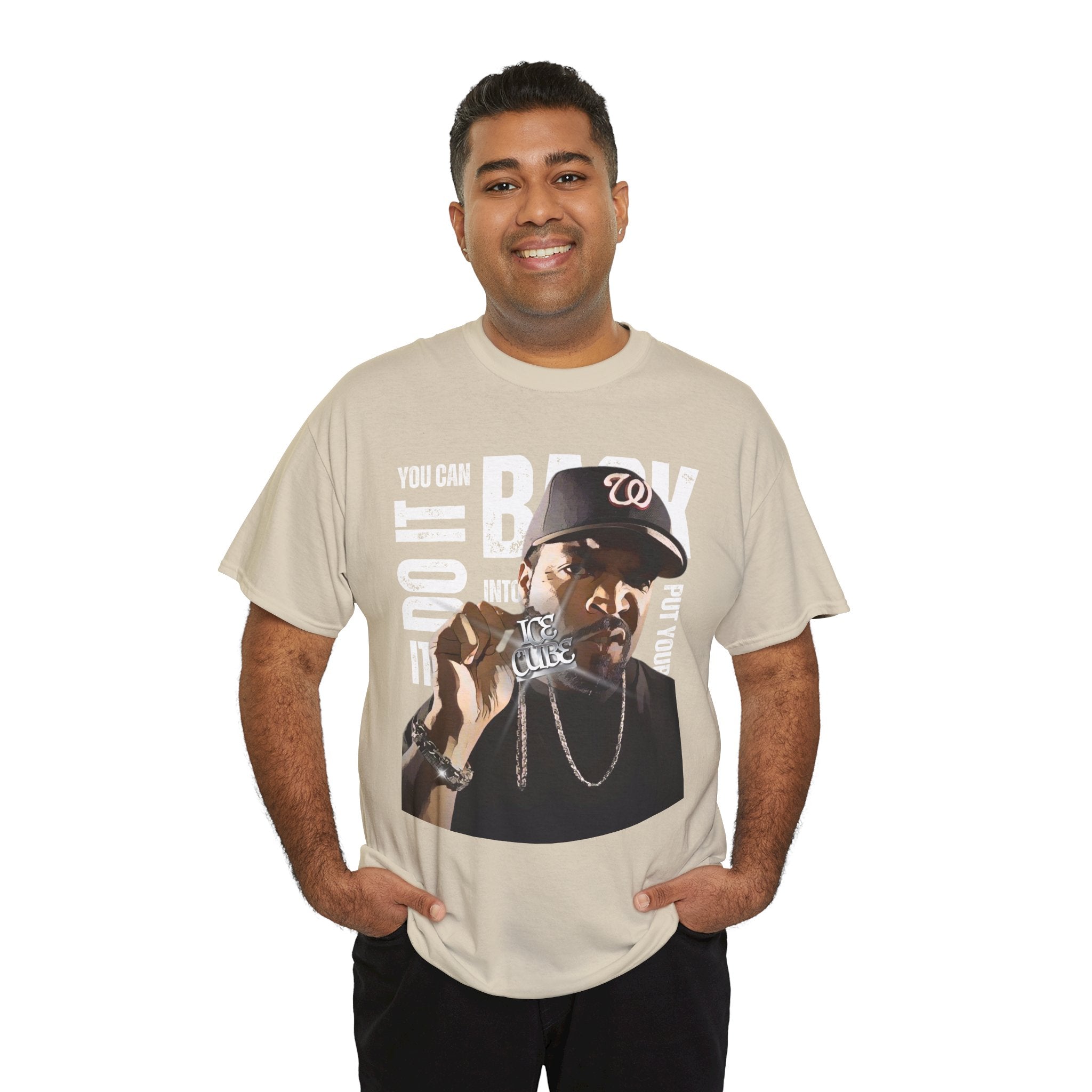 Ice Graphic Tee — "You Can Do It, Put Your Back Into It" Streetwear