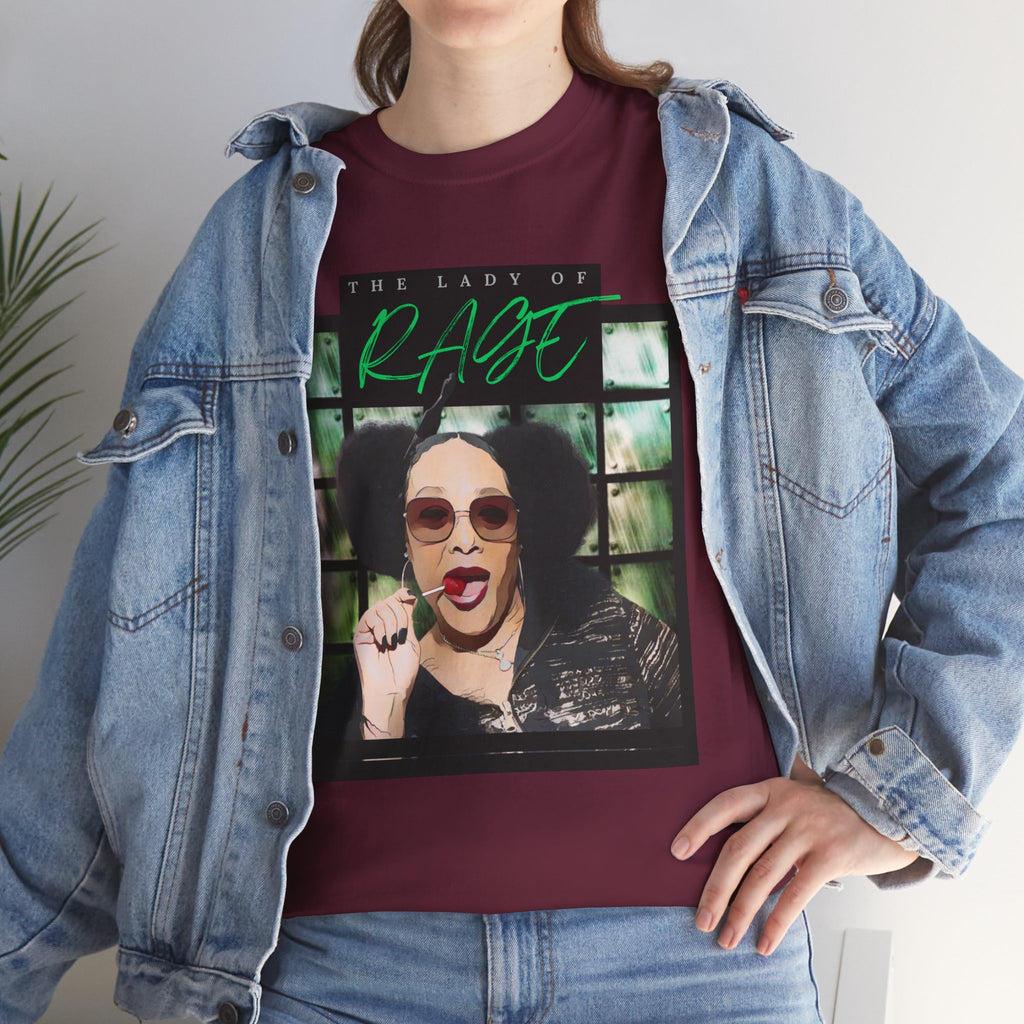 The Lady of Rage - Retro Catroon Graphic Album Cover Tee