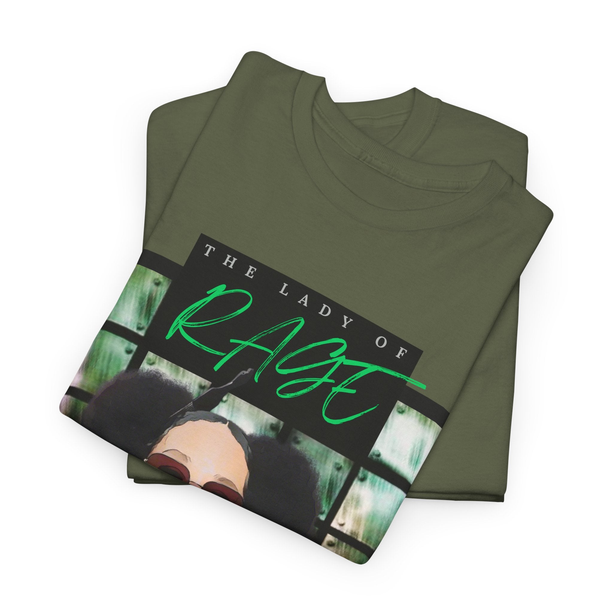 The Lady of Rage - Retro Catroon Graphic Album Cover Tee