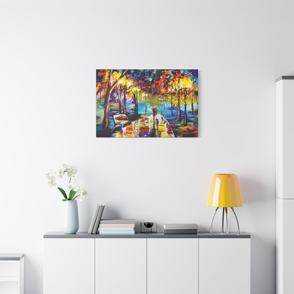 The Calm Storm - Original Colorful Canvas Print