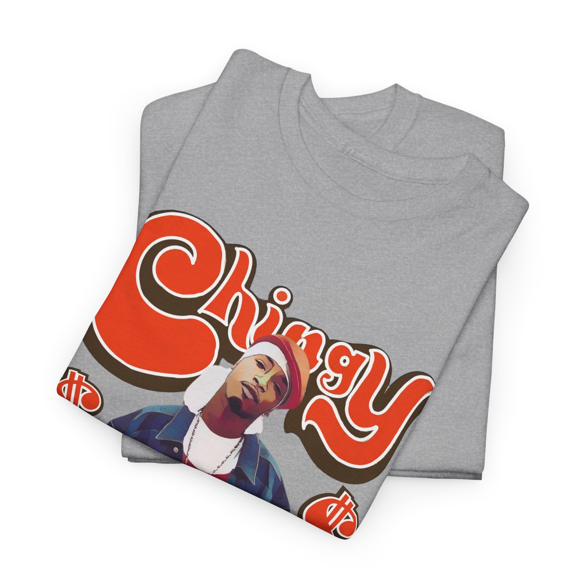 Chingy Retro Rap Tee — "Chingy" Graphic Shirt with Dollar Sign Motif