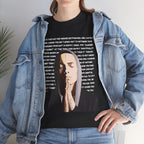 "Headlights" lyrics – Rap Icon Graphic T-Shirt with Lyrics Background