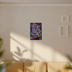 'Last Weekend' - Abstract Colorful Sensual Canvas Print — Matte Stretched Wall Art