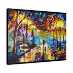 The Calm Storm - Original Colorful Canvas Print